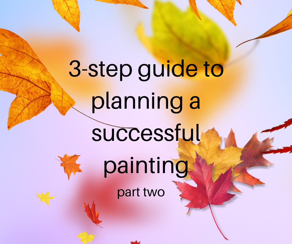 You are currently viewing A three-step guide to planning a successful painting (part two) 