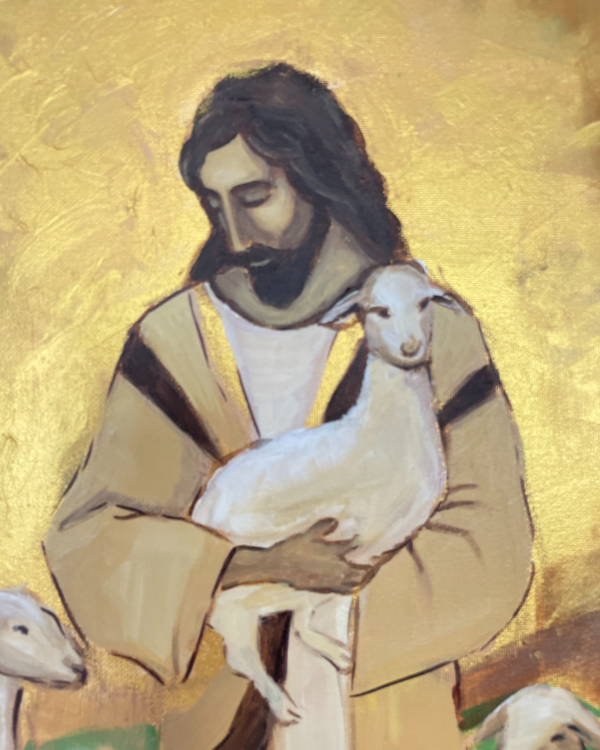 Jesus painting