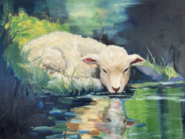 lamb painting