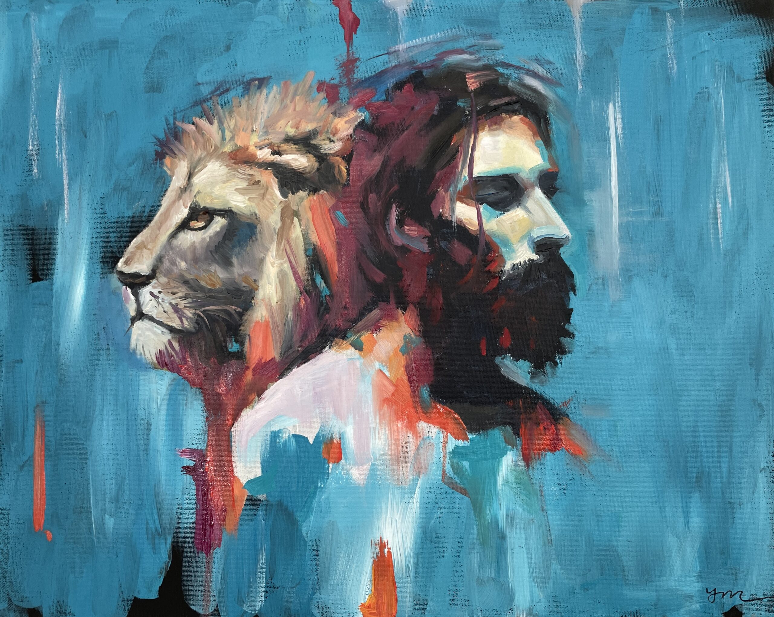 Jesus painting