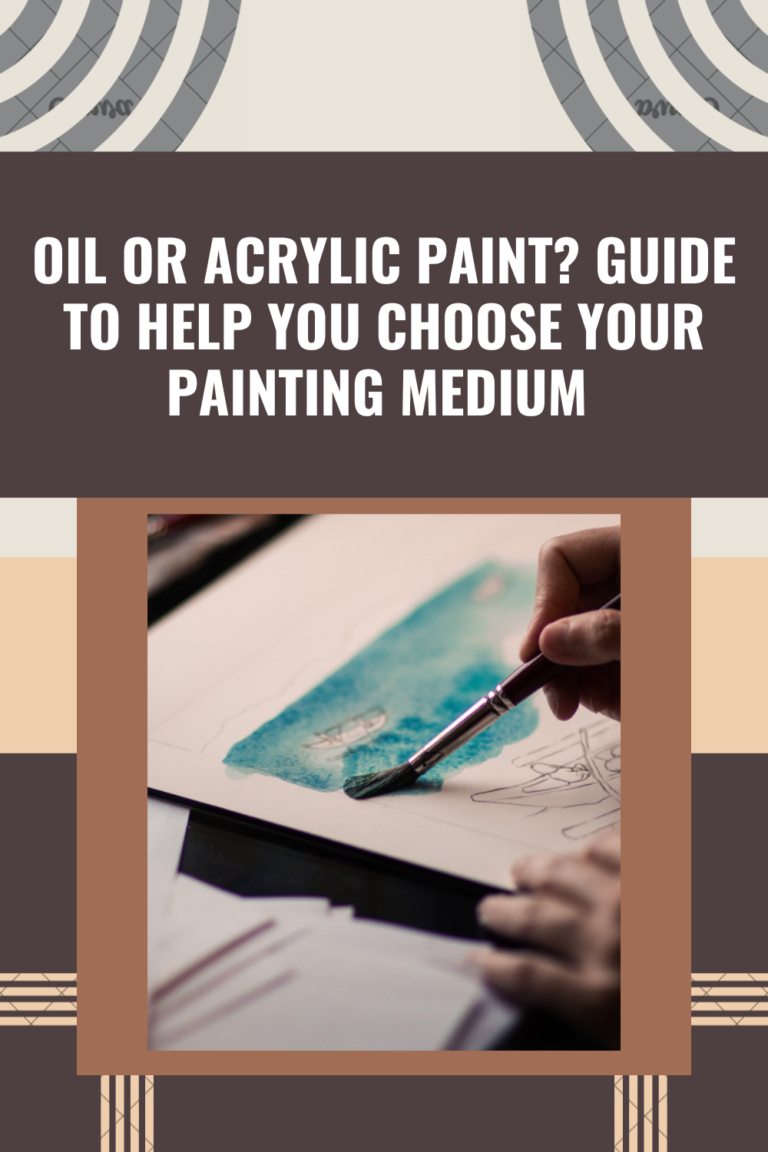 Read more about the article Oil or Acrylic Paint?  Guide To Help You Choose Your Painting Medium