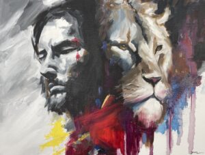 Jesus and lion
